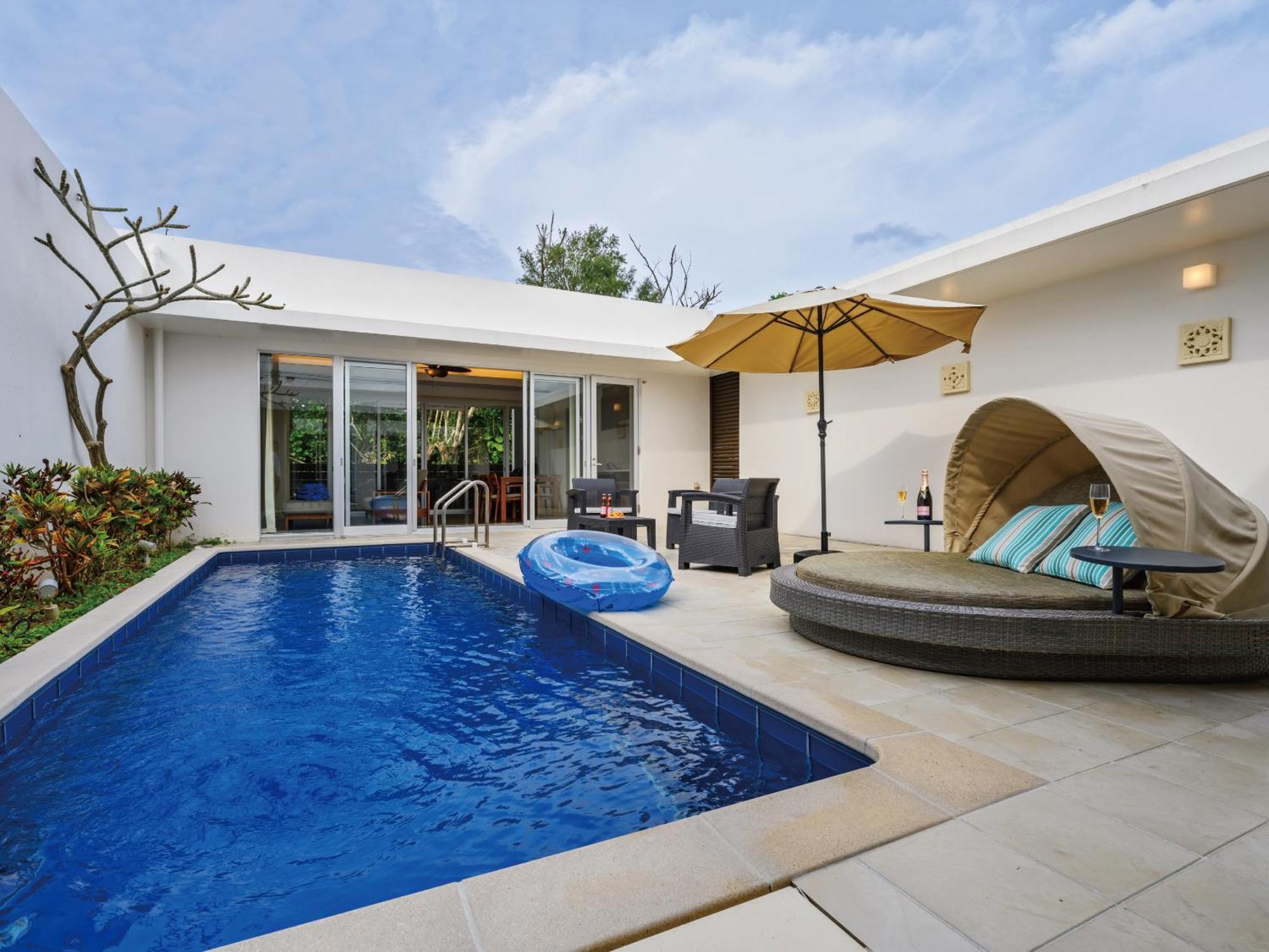 Pool Villa Imadomari By Coldio Premium 나키진 객실 사진